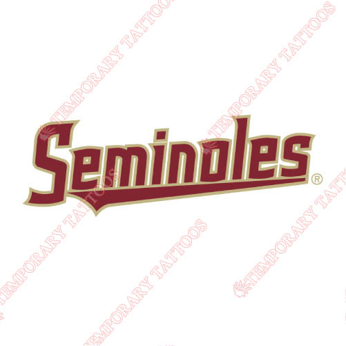 Florida State Seminoles Customize Temporary Tattoos Stickers NO.4402